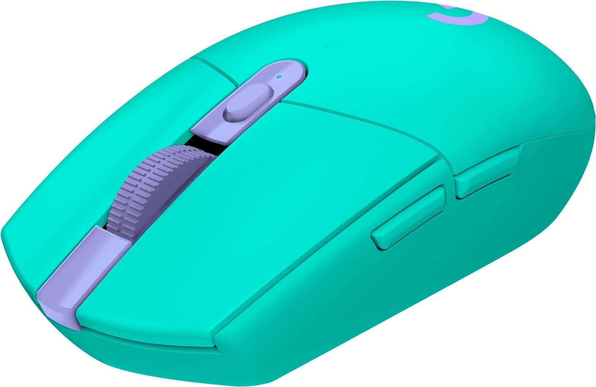 G G305 destra Ottico RF Wireless Bluetooth 12000 DPI 1 ms Verde