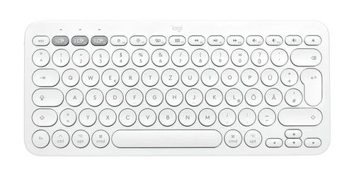 Logitech K380 for Mac Multi-Device Bluetooth Keyboard tastiera AZERTY Francese Bianco
