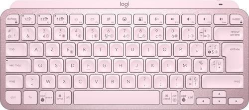 Logitech MX Keys Mini tastiera RF senza fili + Bluetooth Ãƒâ€žÃ‚â€žÃƒâ€¦Ã‚Â½ERTY Francese Rosa (MXKEYS