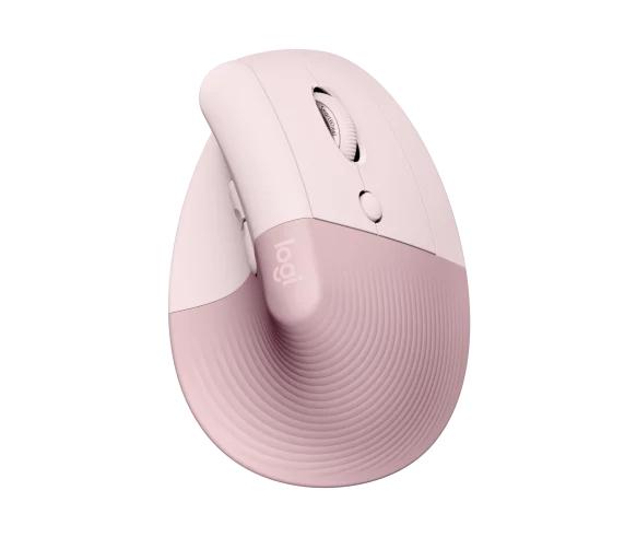 Logitech Lift Mouse Ergonomico Verticale Senza Fili Ricevitore Bluetooth o Logi Bolt USB Clic Silenziosi 4 Tasti Compatibile co