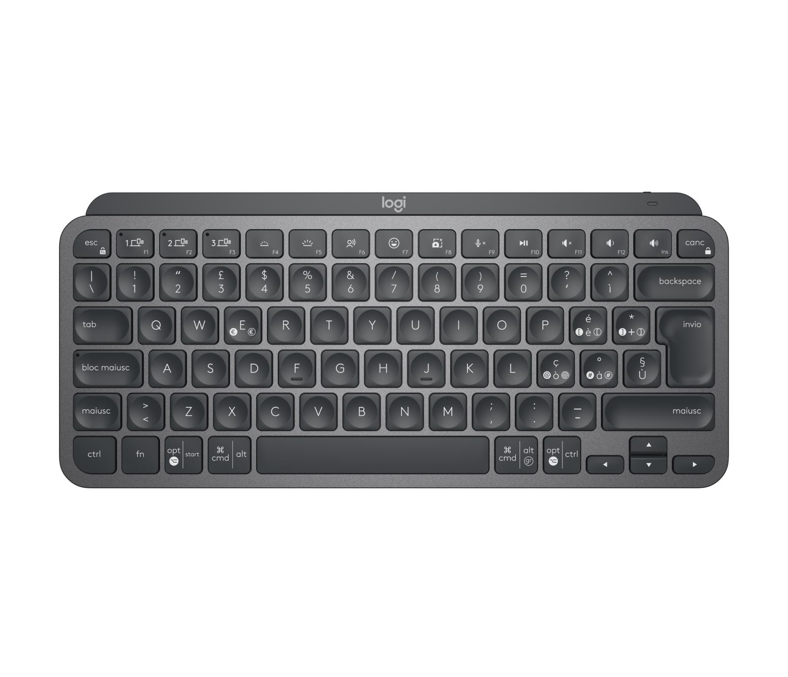 Logitech MX Keys Mini for Business tastiera Ufficio RF senza fili + Bluetooth QWERTY Italiano Grafite