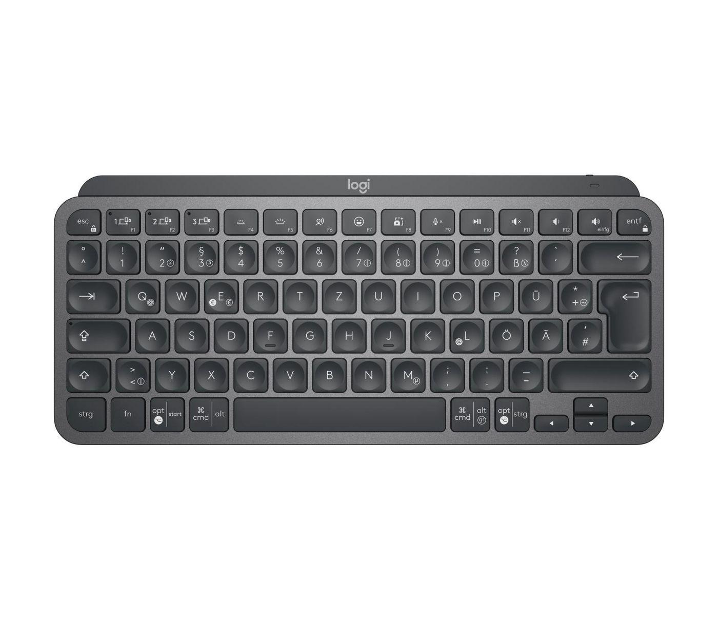 Logitech Mx Keys Mini For Business tastiera Ufficio RF senza fili Bluetooth QWERTZ Tedesco Grafite