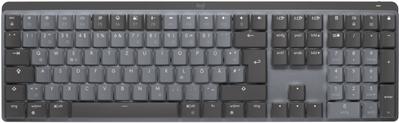 Logitech MX Mechanical tastiera RF senza fili + Bluetooth QWERTZ Tedesco Grafite, Grigio