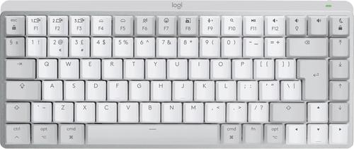 Logitech MX Mini Mechanical for Mac tastiera Bluetooth QWERTY Inglese US Grigio, Bianco (MX MECHANICAL MINI FOR MAC WRLS - ILLU