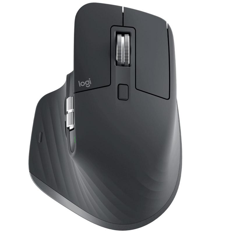 Logitech MX Master 3S mouse Ufficio Mano destra RF senza fili Bluetooth Laser 8000 DPI