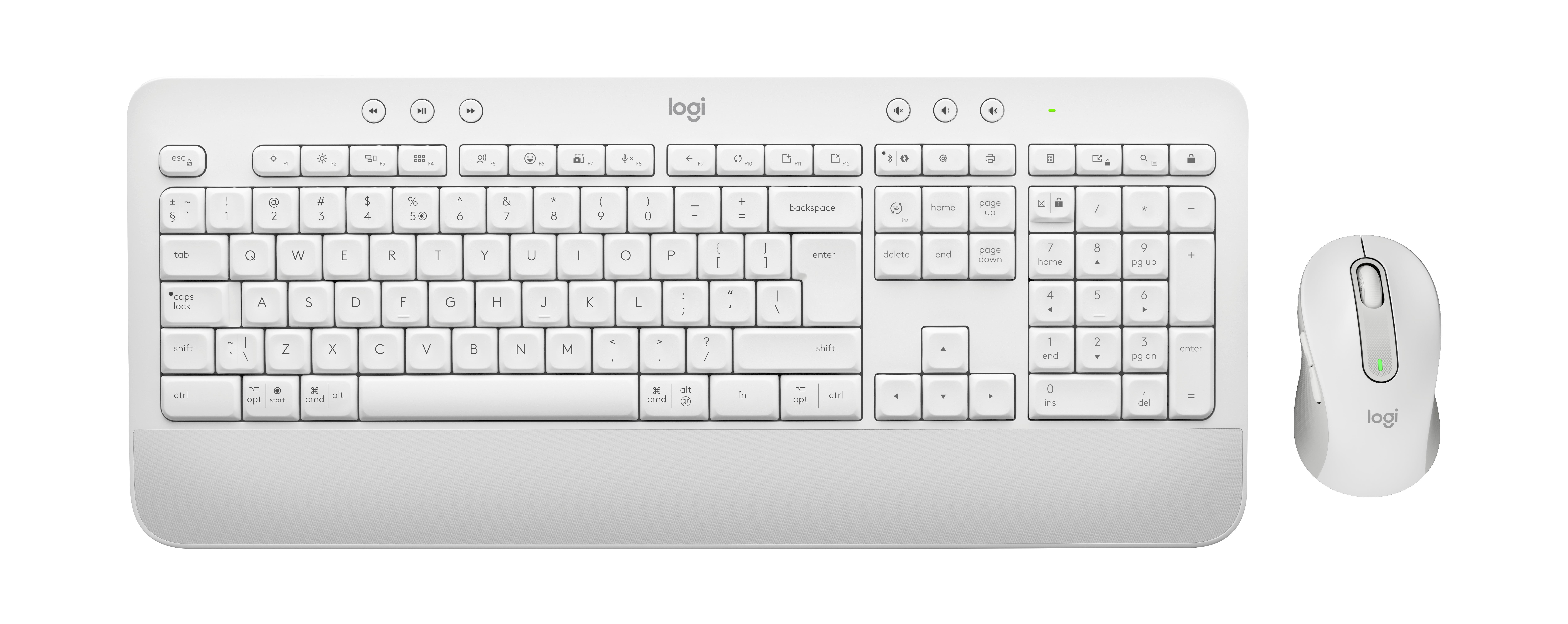 Logitech Signature MK650 Combo For Business tastiera Mouse incluso Ufficio Bluetooth QWERTZ Tedesco Bianco