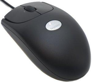 Logitech RX250 mouse USB Type-A + PS/2 Ottico 1000 DPI