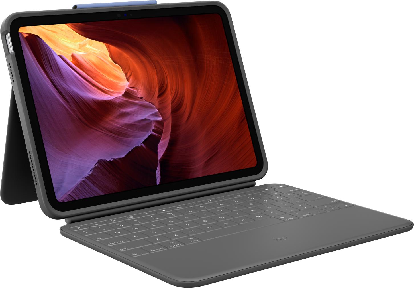 Logitech Rugged Folio Grafite Smart Connector QWERTZ Tedesco