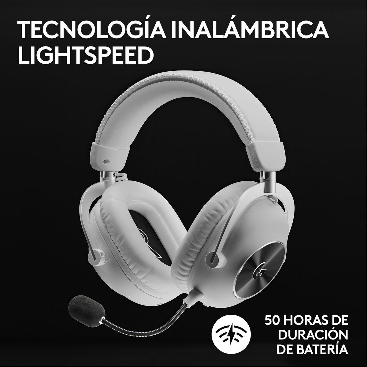 Logitech G PRO X 2 Auricolare Con cavo e senza cavo A Padiglione Giocare Bluetooth Nero Bianco (PRO X 2 LIGHTSPEED WRLS GAMING