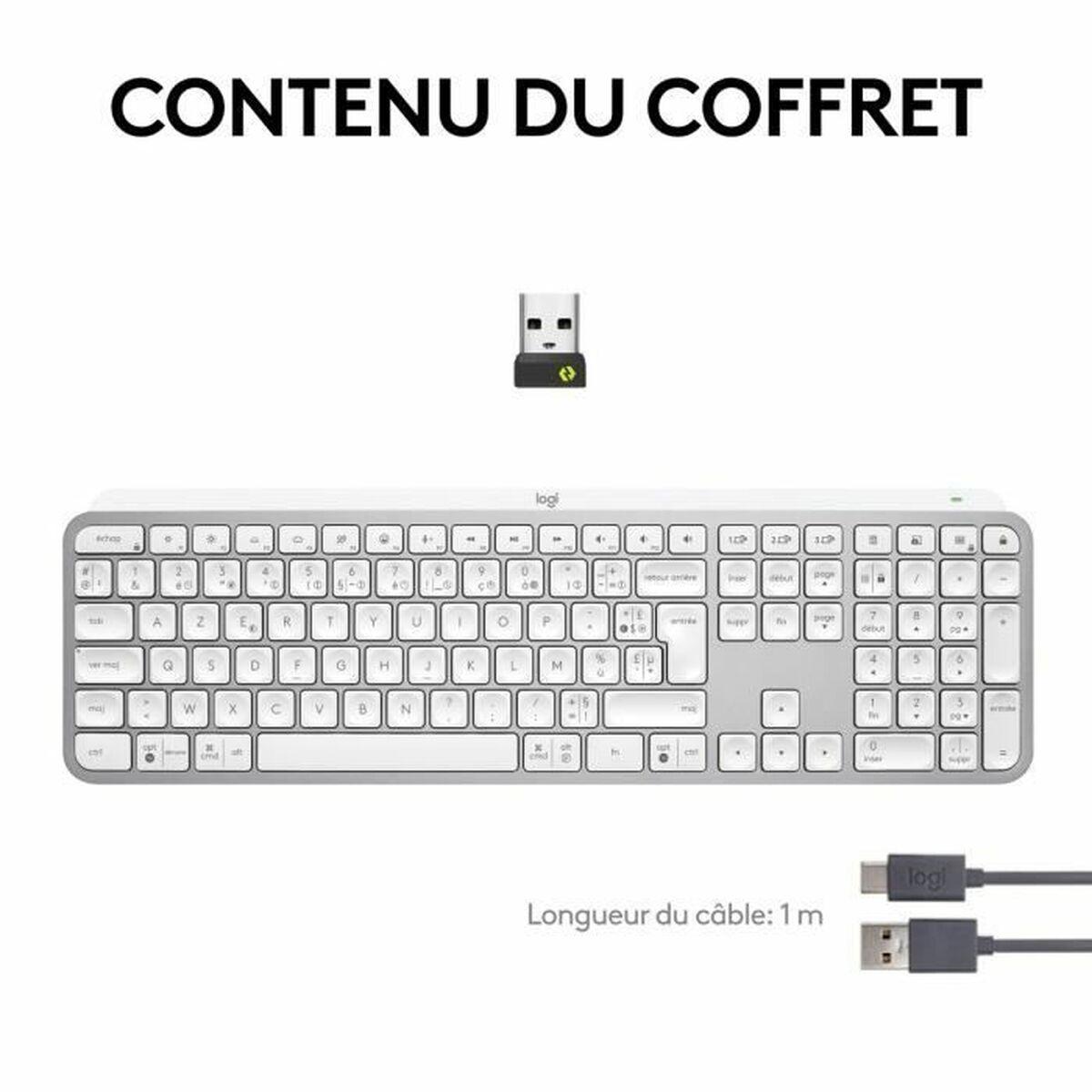 MX KEYS S PALE GREY FR BT
