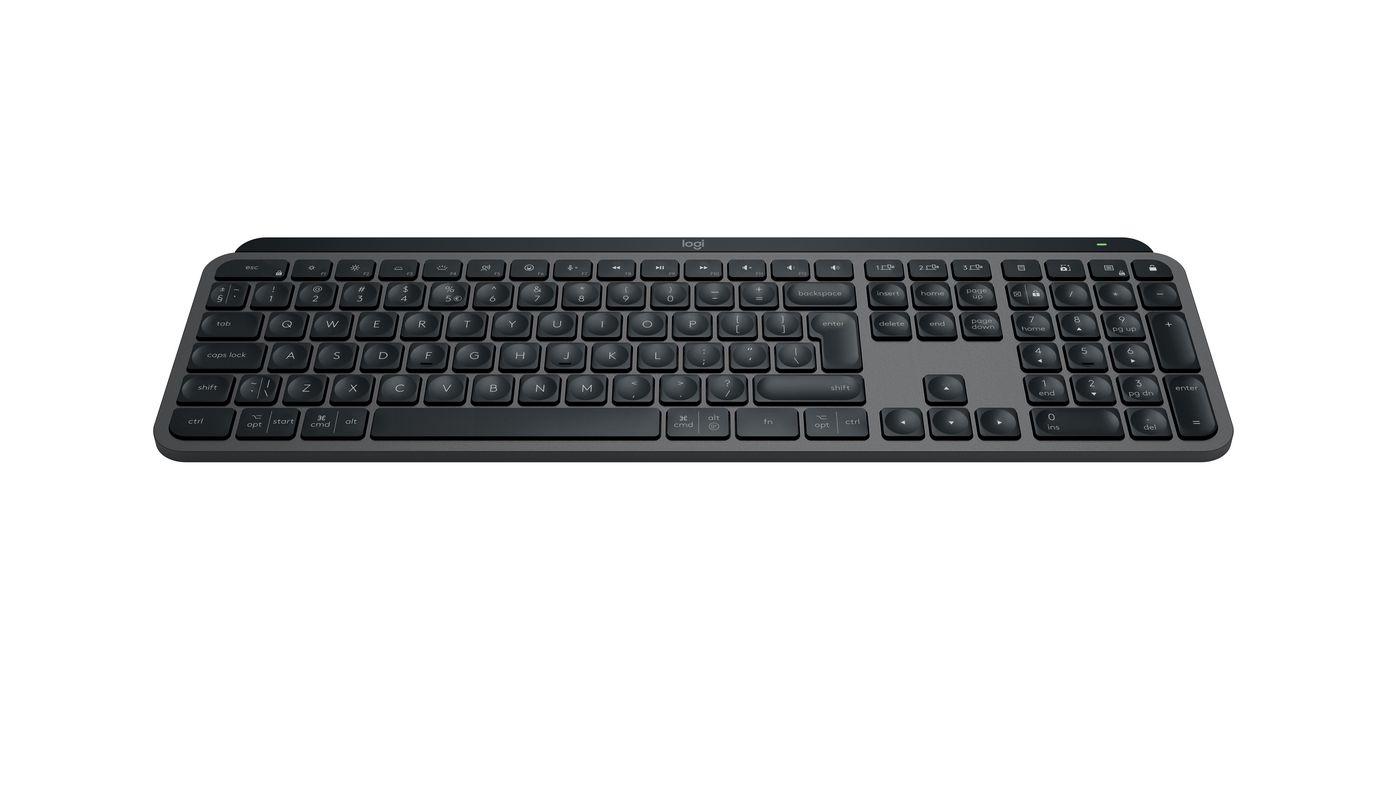 Logitech MX Keys S tastiera RF senza fili + Bluetooth QWERTY US International Grafite (MX KEYS S - GRAPHITE - US INTL - - BT N/