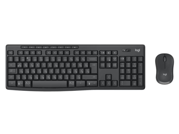 Logitech MK370 Combo for Business tastiera Mouse incluso RF senza fili + Bluetooth QWERTZ Ungherese Grafite