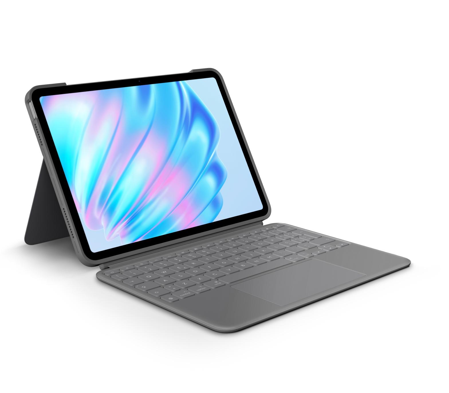 Logitech Combo Touch iPad Air 11-inch (M2) - OXFORD GREY - ITA - N/A - N/A - SOUTHWEST-424