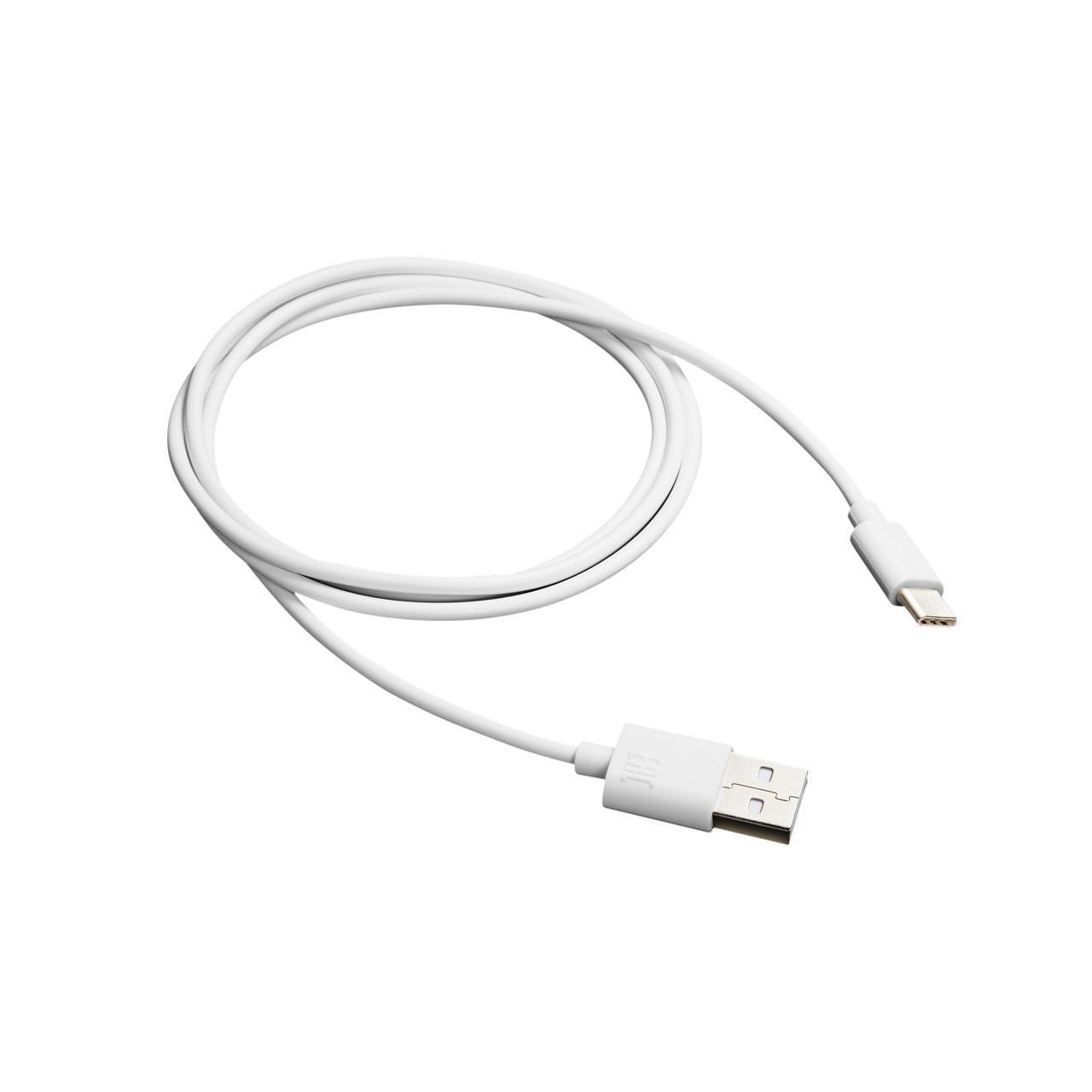 Canyon CNE-USBC1W cavo USB 1 m USB 2.0 USB C USB A Bianco (Usb Cable 1 M Usb 2.0 Usb C - Usb A White - Warranty 12M)