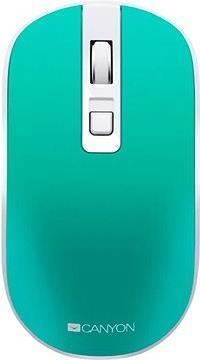 Canyon MW-18 mouse ricaricabile wireless con pulsanti silenziosi, connessione wireless a 2,4 GHz tramite USB