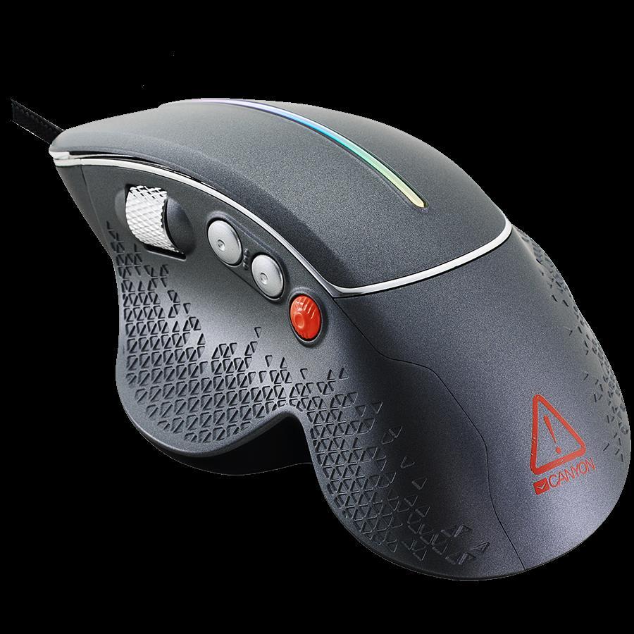 Canyon Apstar mouse Mano destra USB tipo A Ottico 6400 DPI (Canyon Wired Gaming Mouse 6 Button Sunplus Opt sensor)