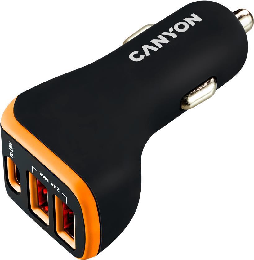 Canyon Ð¡-08 Fotocamera, GPS, MP3, MP4, Telefono cellulare, PDA, Console portatile, Smartphone, Tablet Nero, Arancione Accend