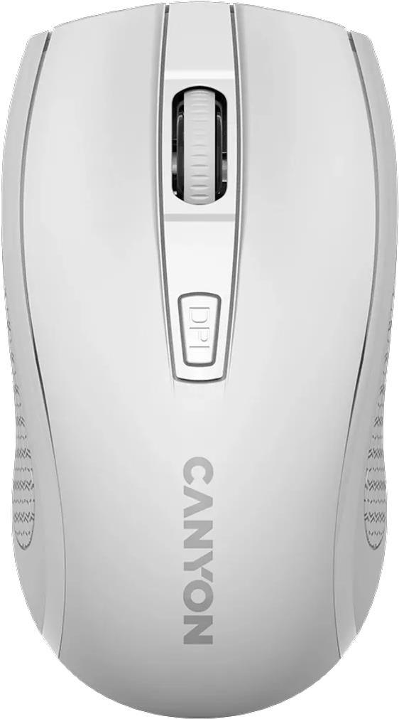 Canyon MW-7 mouse Mano destra RF Wireless Ottico 1600 DPI (CANYON MOUSE WIRELESS 1600DPI WHITE)