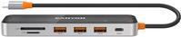 Canyon DS-13 USB tipo-C 5000 Mbit/s Grigio (Canyon Hub DS-13 7 in 1 4k USB-C Trans)