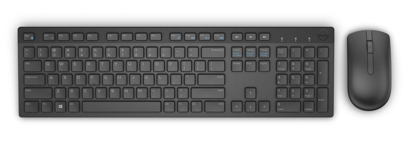 DELL KM636 tastiera Mouse incluso RF Wireless QWERTY Inglese britannico Nero