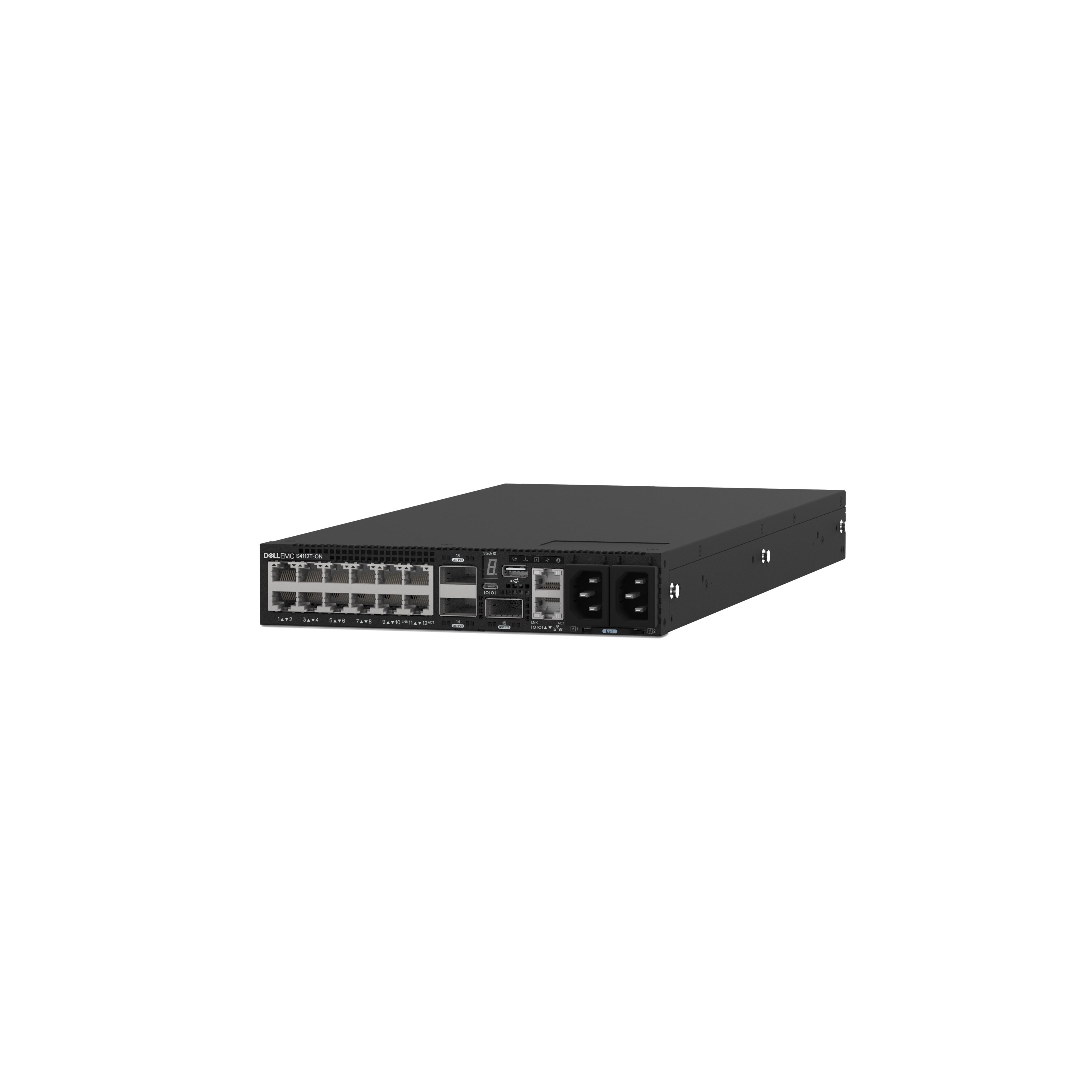 DELL NETWORKING S4112T - SWITCH 1RU 12 PORTS 10GBASET 3 PORTS 100 GBE 640 MPPS - GARANTIE 1 AN RETOUR ATELIER