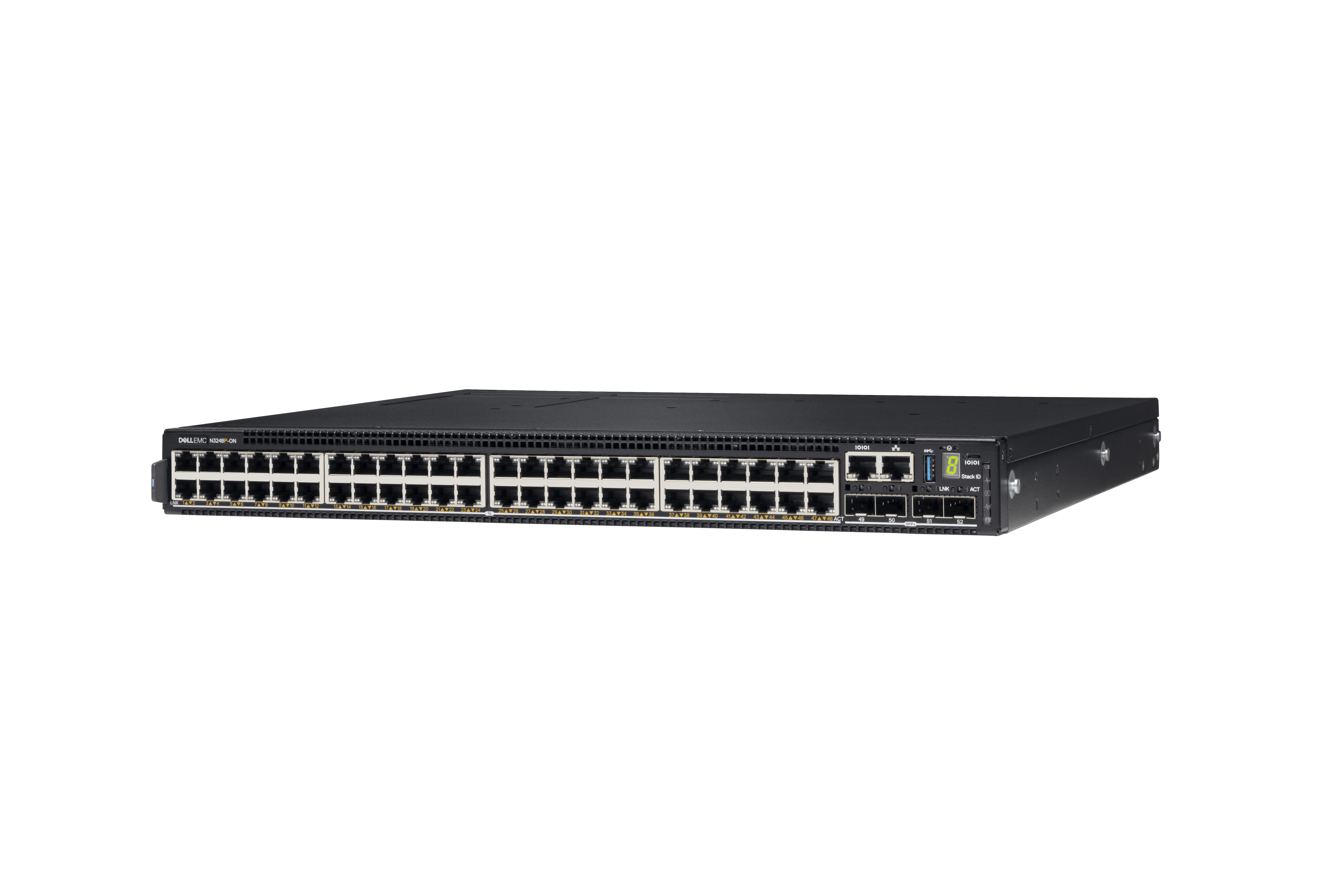 DELL N-Series N3248P-ON Gestito Gigabit Ethernet (10/100/1000) Supporto Power over Ethernet (PoE) Nero