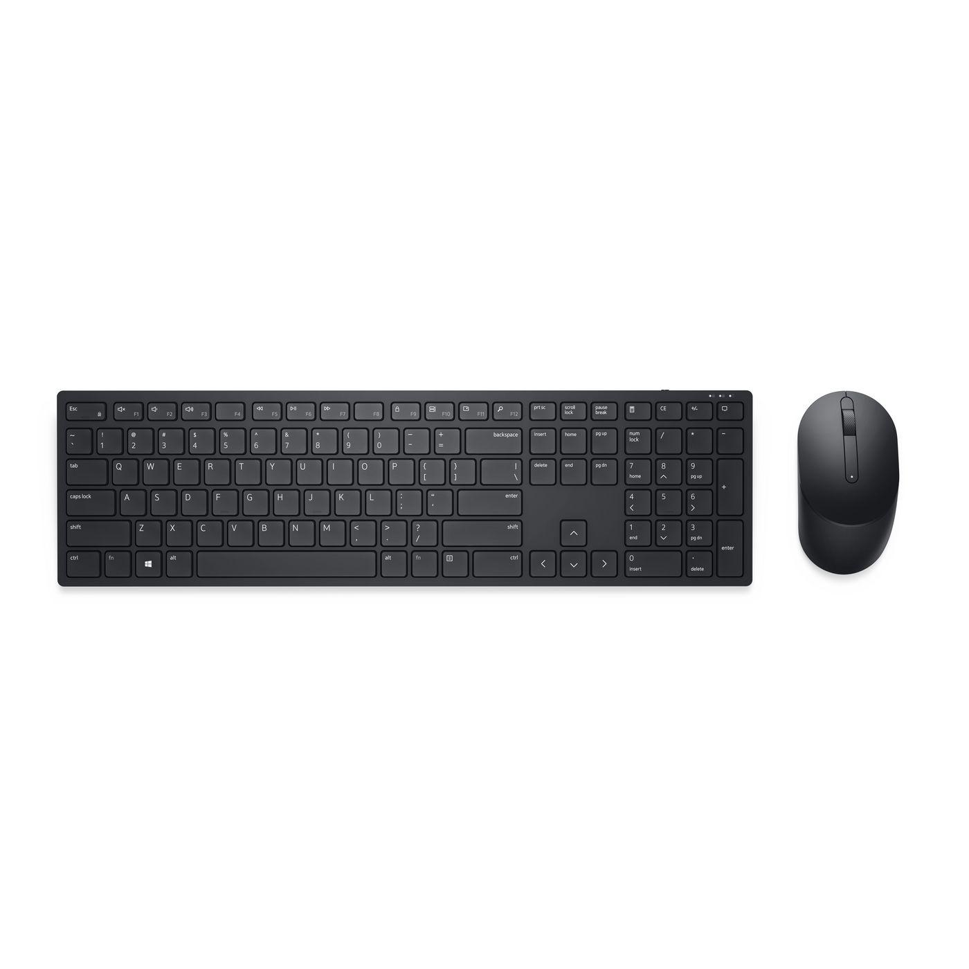 DELL KM5221W tastiera Mouse incluso Ufficio RF Wireless QWERTZ Tedesco Nero