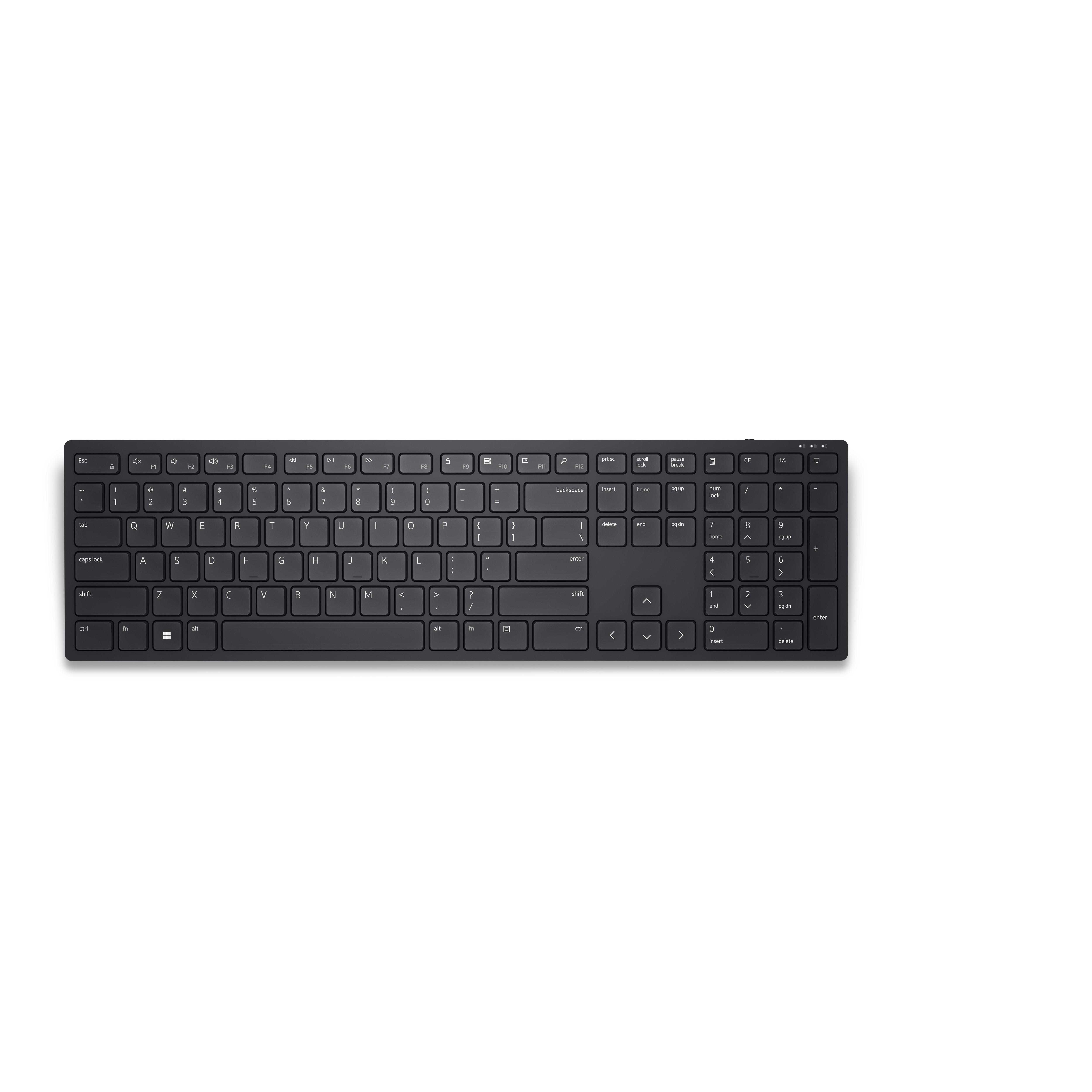 DELL KB500 tastiera RF Wireless QWERTY Nordic Nero