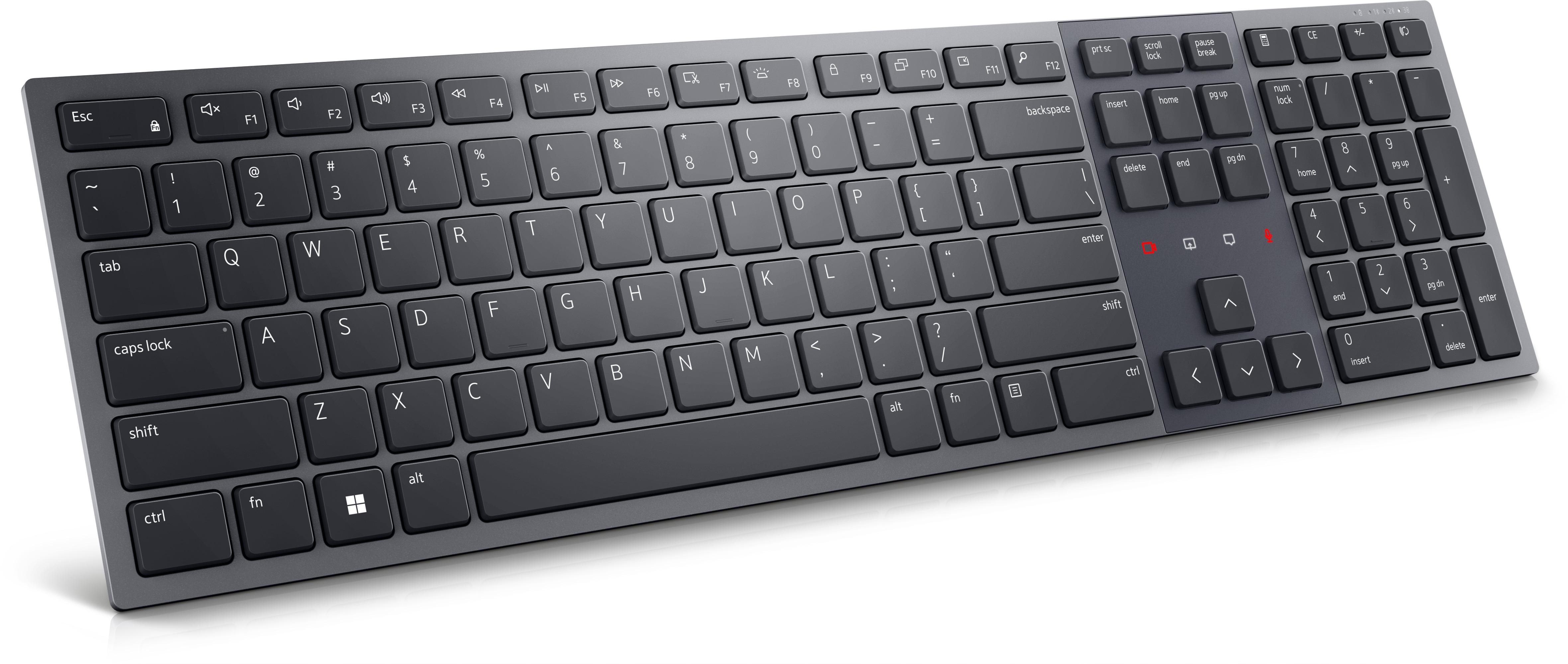 DELL KB900 tastiera RF senza fili Bluetooth QWERTZ Tedesco Grafite