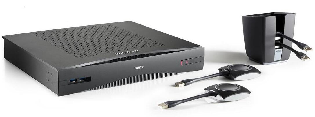 Barco Clickshare CSE-800 Sistema di presentazione wireless (4K 4096x2160 60Hz HDMI LAN USB AirPlay incl 4 pulsantivassoio)