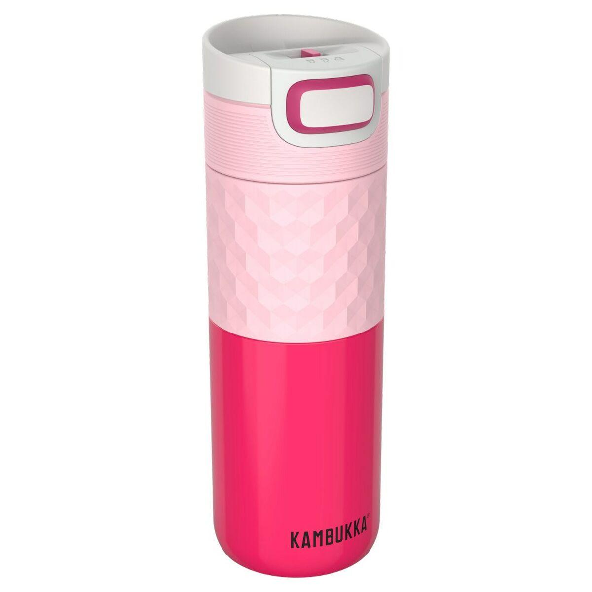 Tazza Thermos con Coperchio Kambukka Etna Grip Diva Rosa Acciaio inossidabile 500 ml