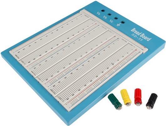Velleman VTBB5. Materiale punto di connessione Acciaio inossidabile Colore del prodotto Blu Bianco. Tensione massima 30 V corre