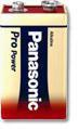 BLISTER 1 TRANSISTOR 6R61 PRO C100061 POWER 9V PANASONIC