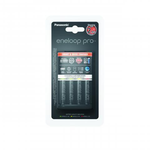 Caricabatterie universale Panasonic BQ CC55 batterie AA/AAA incluse 4x AA 2500mAh