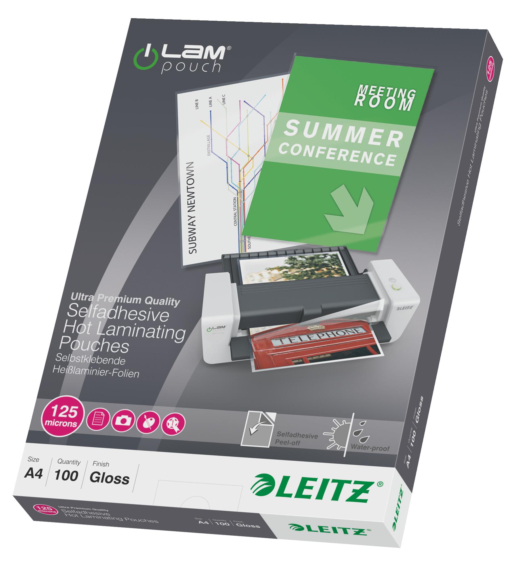 Leitz 16925 pellicola per plastificatrice 100 pz