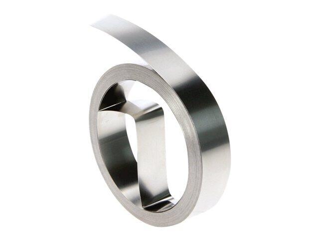 DYMO 12mm Non Adhesive Stainless Steel Tape nastro per etichettatrice (Dymo 32500 12mm Stainless Steel Non Adhesive Embossing T