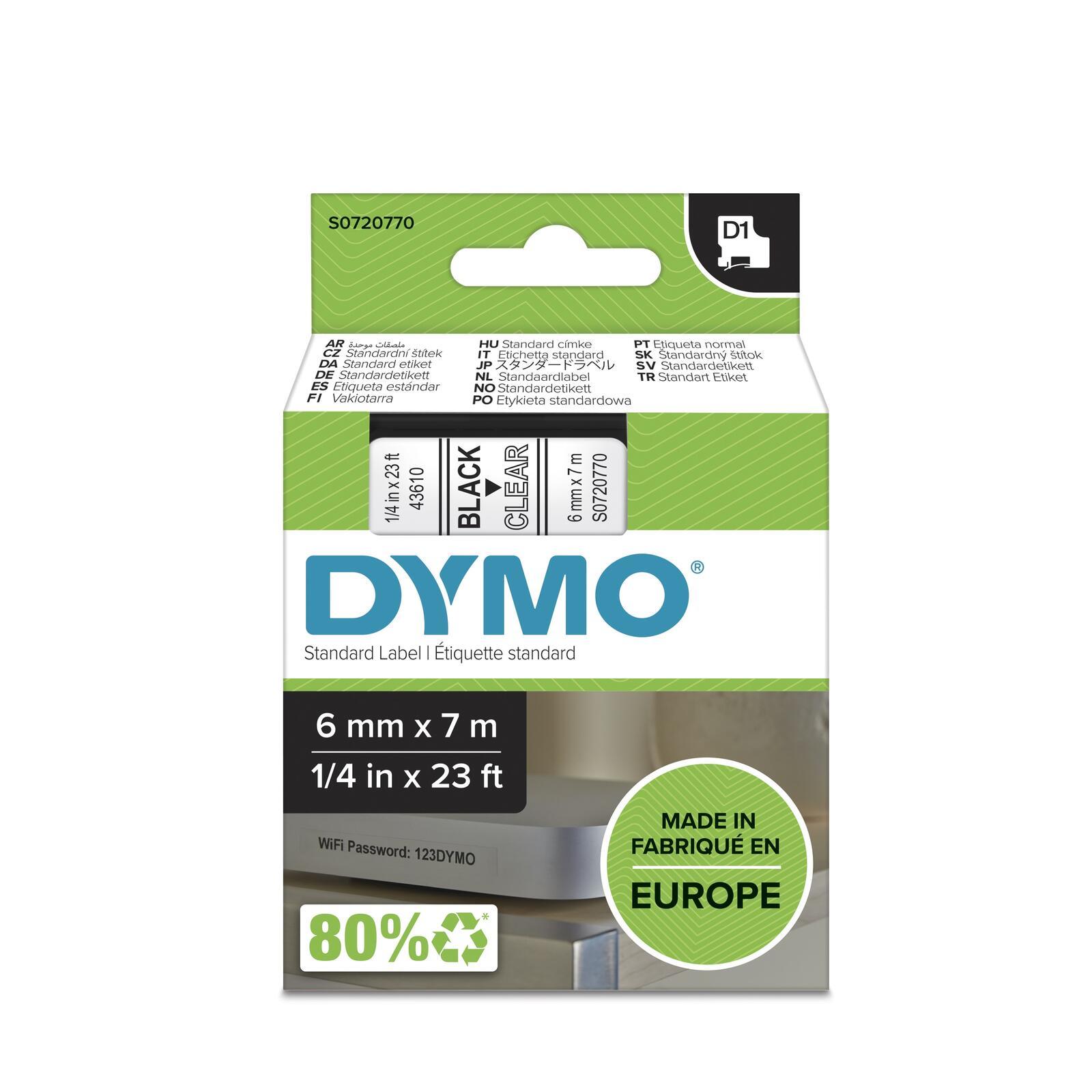 D1 - NASTRO D1 6MMX7M...