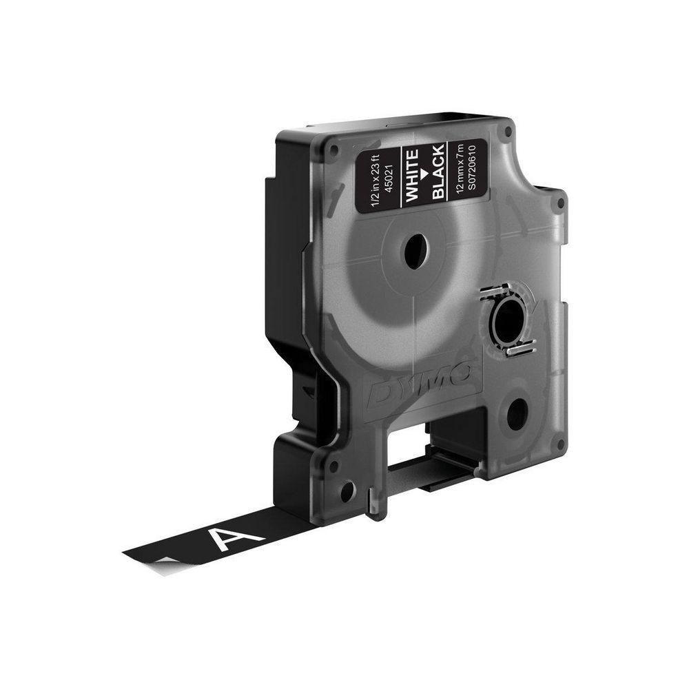 NASTRO D1 12MMX7M BIA/NERO