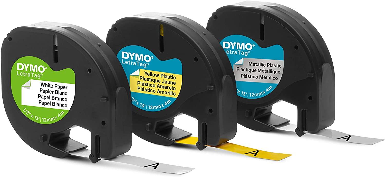 DYMO LetraTag assorted 3...