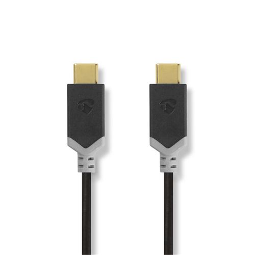 Cavo USB - USB 3.2 Gen 2 - USB- M - USB- M - 10 Gbps - 1,00 m - antracite