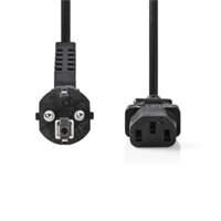 Nedis CEGP10000BK20 electriciteitsssnoer Nero 2 m Netstekker tipo F IEC 320