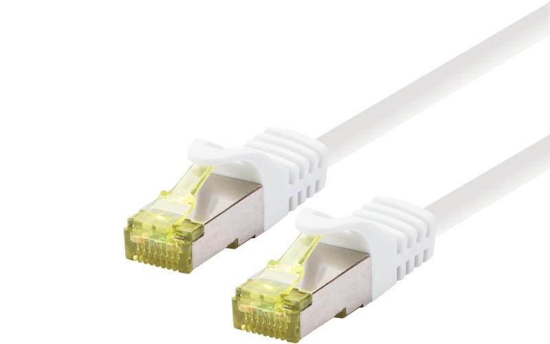 PATCH CABLE SFTP/AWG26/LSOH - 2M - CAT6A 500Mhz - WHITE - Warranty 24M