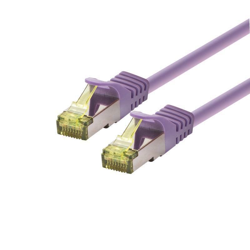 PATCH CABLE SFTP/AWG26/LSOH - 5M - CAT6A 500Mhz - VIOLET - Warranty 24M