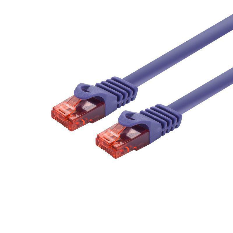 PATCH CABLE U/UTP CAT6 - 15M - VIOLET - Warranty: 24M