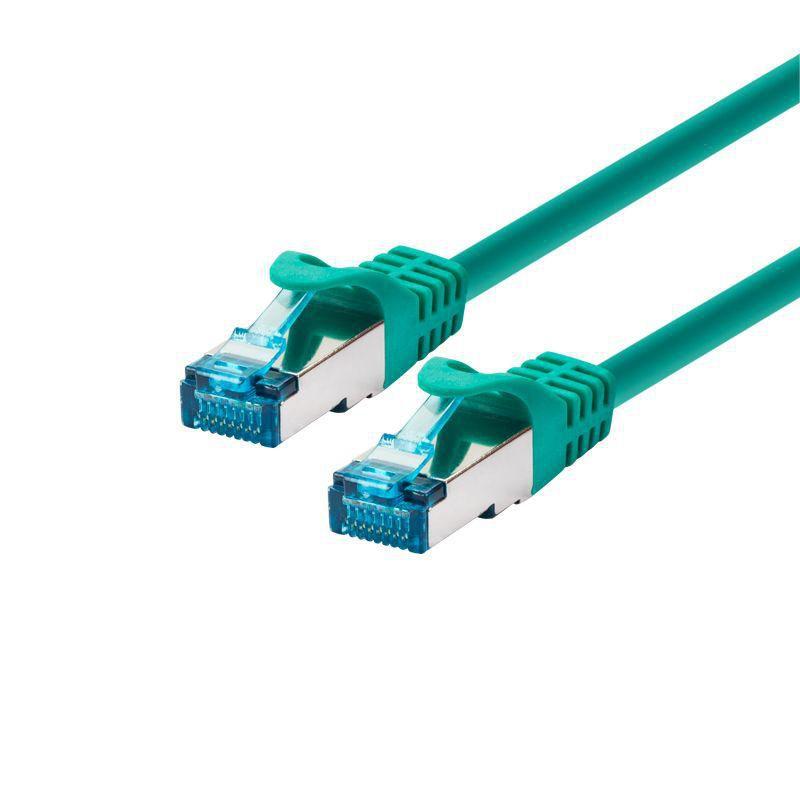 PATCH CABLE SF/UTP 0.5M - - CAT5E - GREEN - Warranty 24M