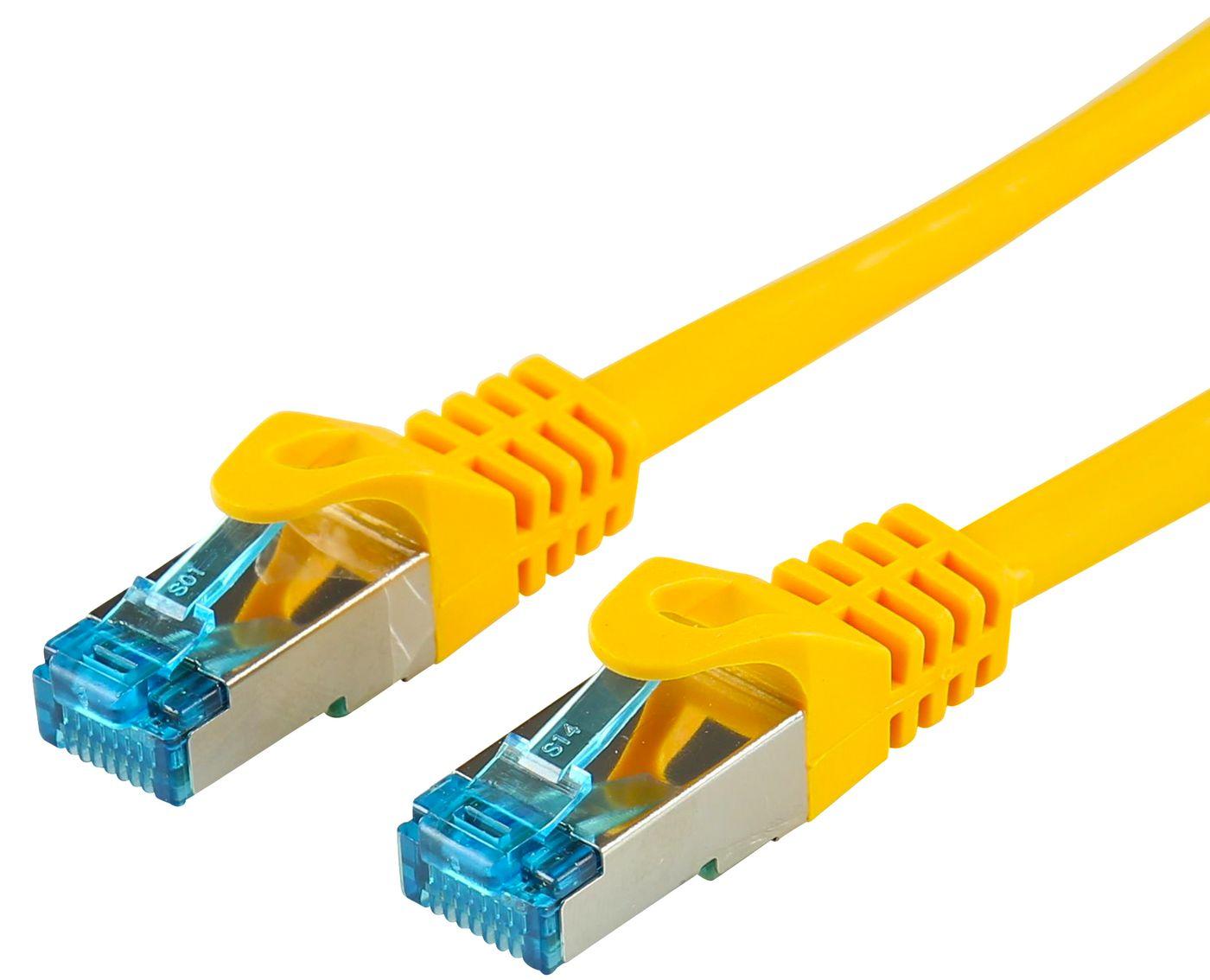 PATCH CABLE SF/UTP 0.15M - - CAT5E - YELLOW - Warranty 24M