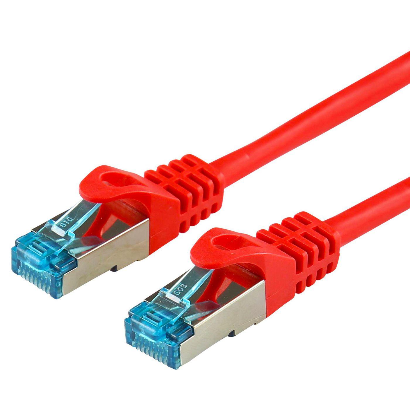 PATCH CABLE SF/UTP 0.3M - - CAT5E - RED - Warranty 24M