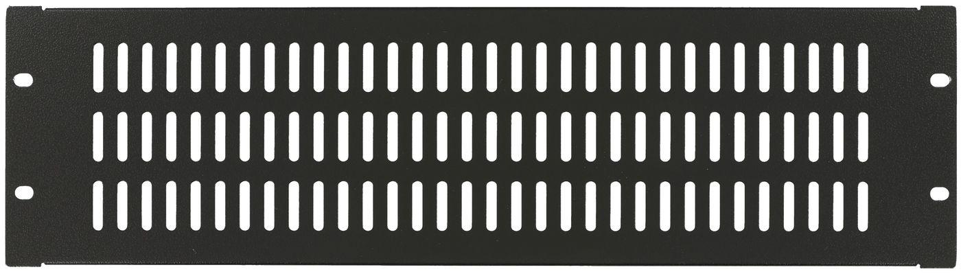 LOGON RAB210BL porta accessori Pannello nascosto (3U 19 SCREW TYPE VENTED - BLANK PANEL BLACK - Warranty 60M)