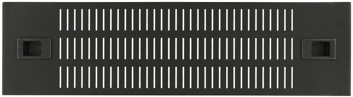 LOGON RAB410BL porta accessori Pannello nascosto (3U 19 SNAP LOCKING VENTED - BLANK PANEL BLACK - Warranty 60M)