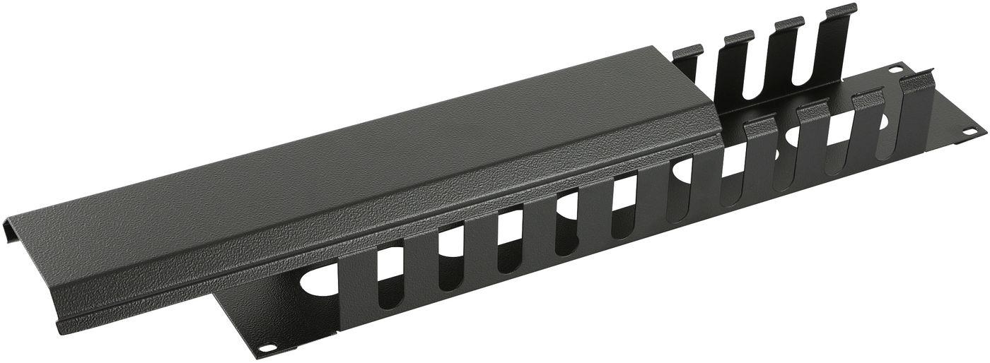 LOGON RAO405BL porta accessori Pannello di gestione del cavo (2U 19 SLIDING COVER CABLE - MANAGEMENT PANEL BLACK - Warranty 60M)